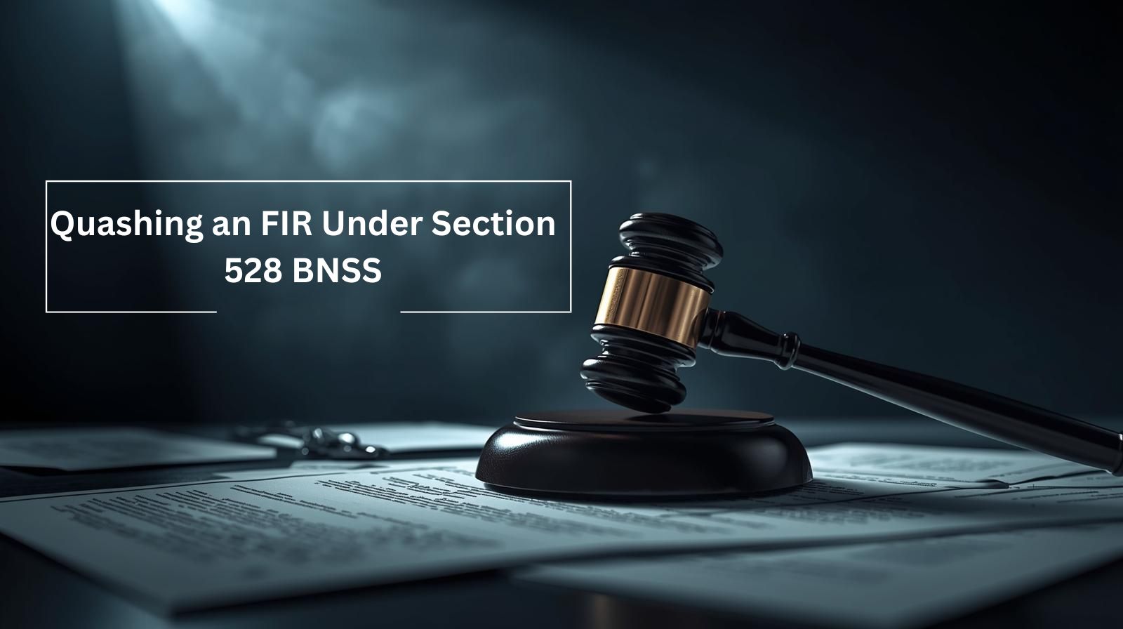 Quashing an FIR Under Section 528 BNSS